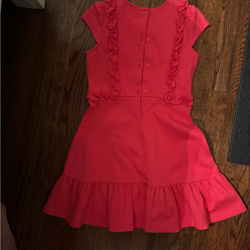 Janie and Jack Vibrant Pink Ruffle Dress
